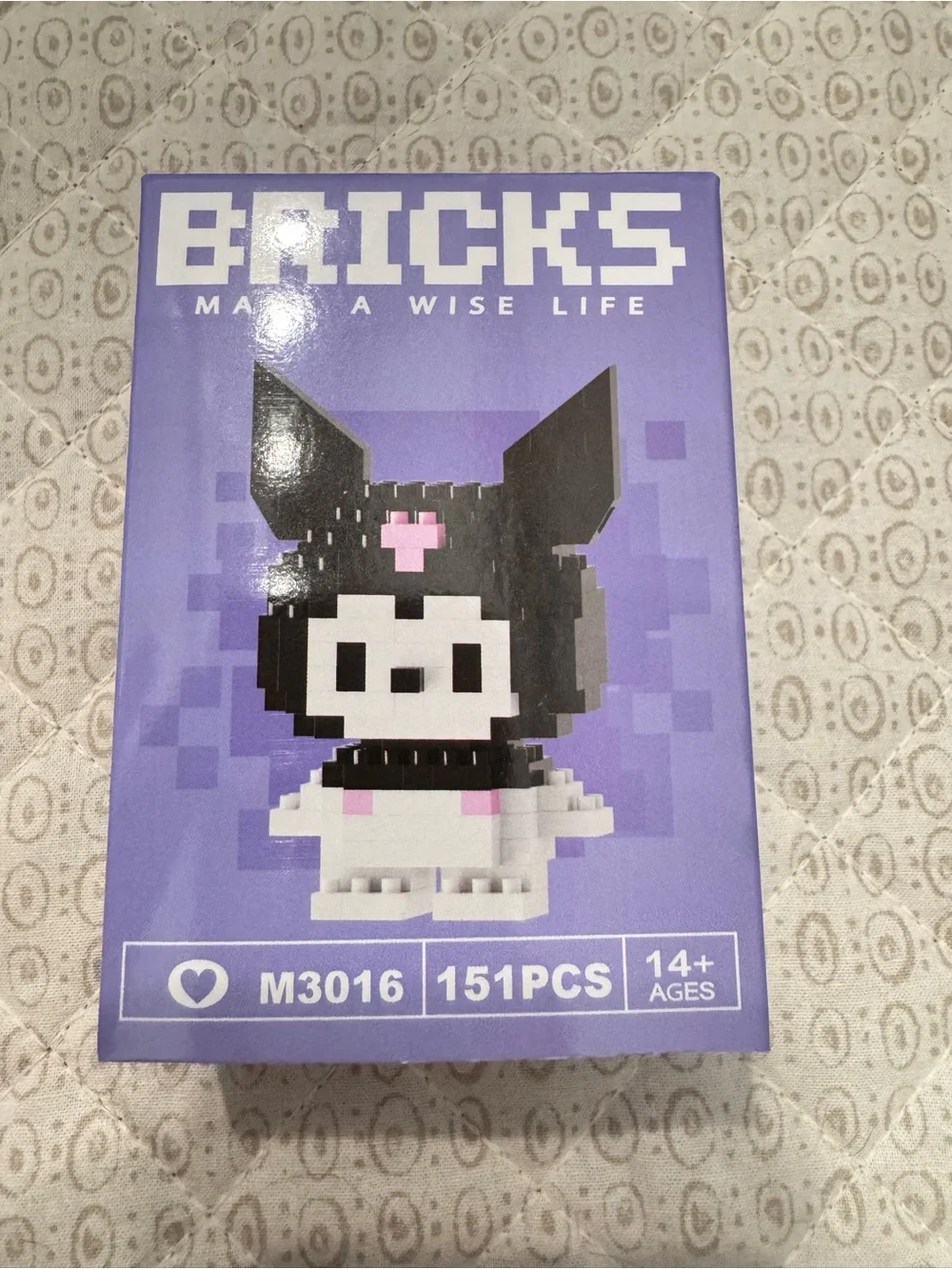 Bricks Sanrio Kuromi Building Blocks set - 151 PCS
